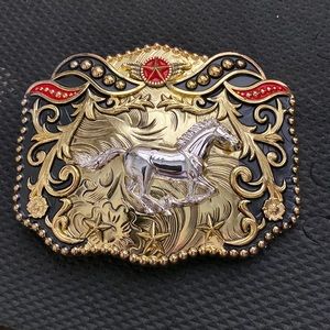 Fancy western belt buckle